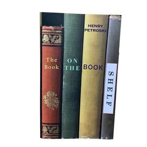 Vintage 1999 The Book On The Book Shelf Paperback History by Henry Petroski